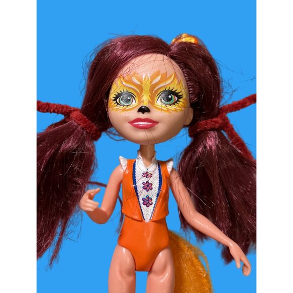 Enchantimals Felicity Fox Red Hair Orange Bushy Tail 6" Doll 2016 Mattel - Picture 8 of 9